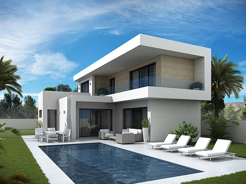 nieuwbouw villa in spanje