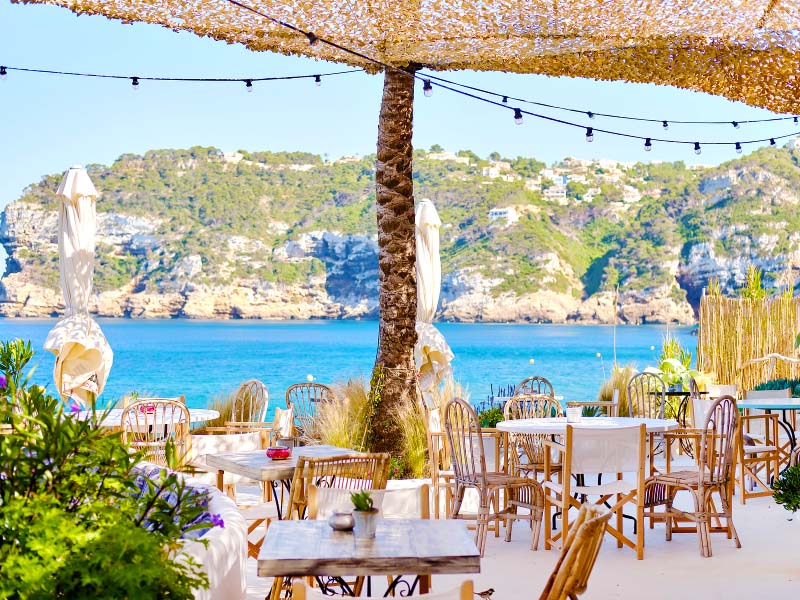 Best neighborhoods Javea - terrace at sea