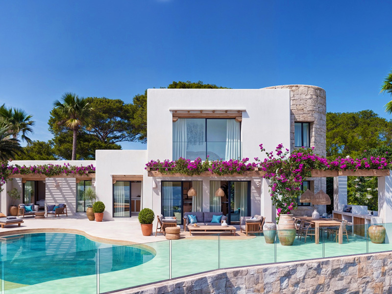 Ibiza style villa Moraira