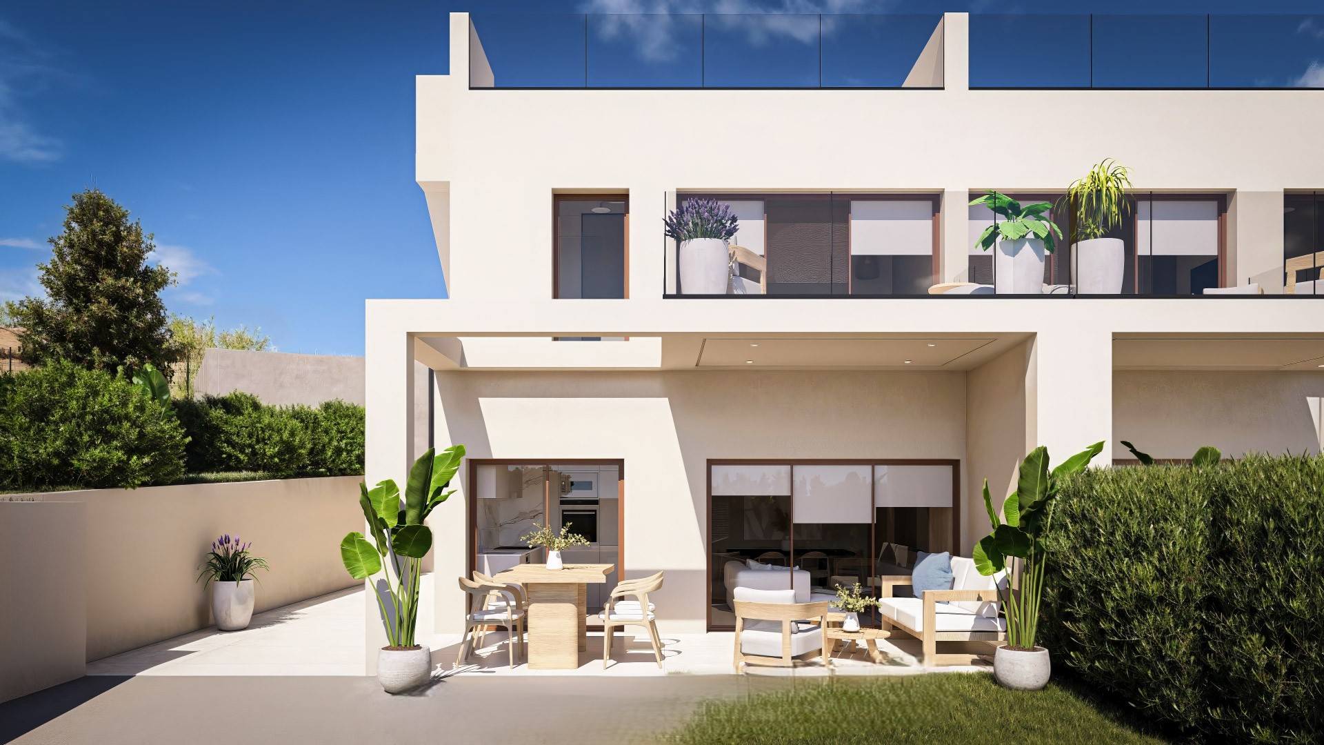 Aneas apart – alzado bloque 1 LOGO New build Villa for sale in Corvera