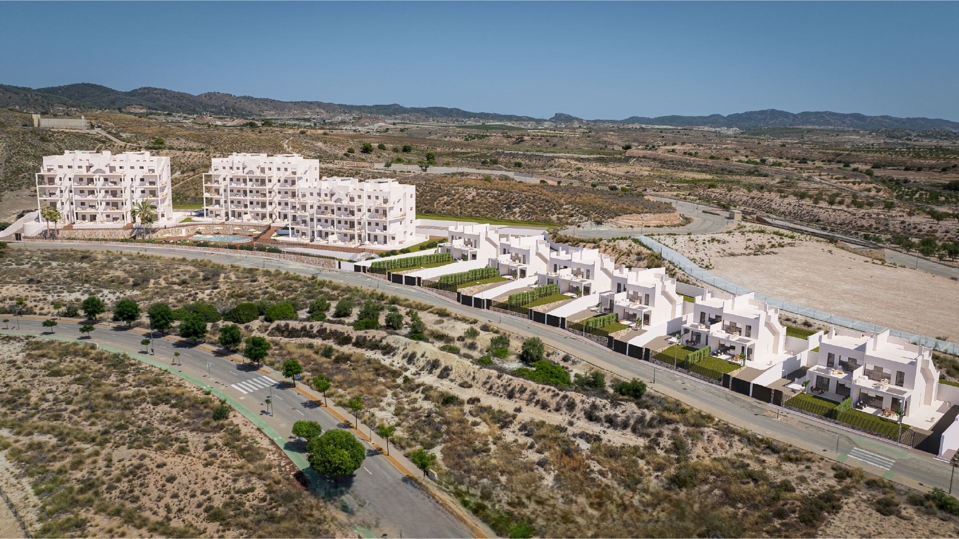 Aneas apart – alzado bloque 1 LOGO New build Villa for sale in Corvera