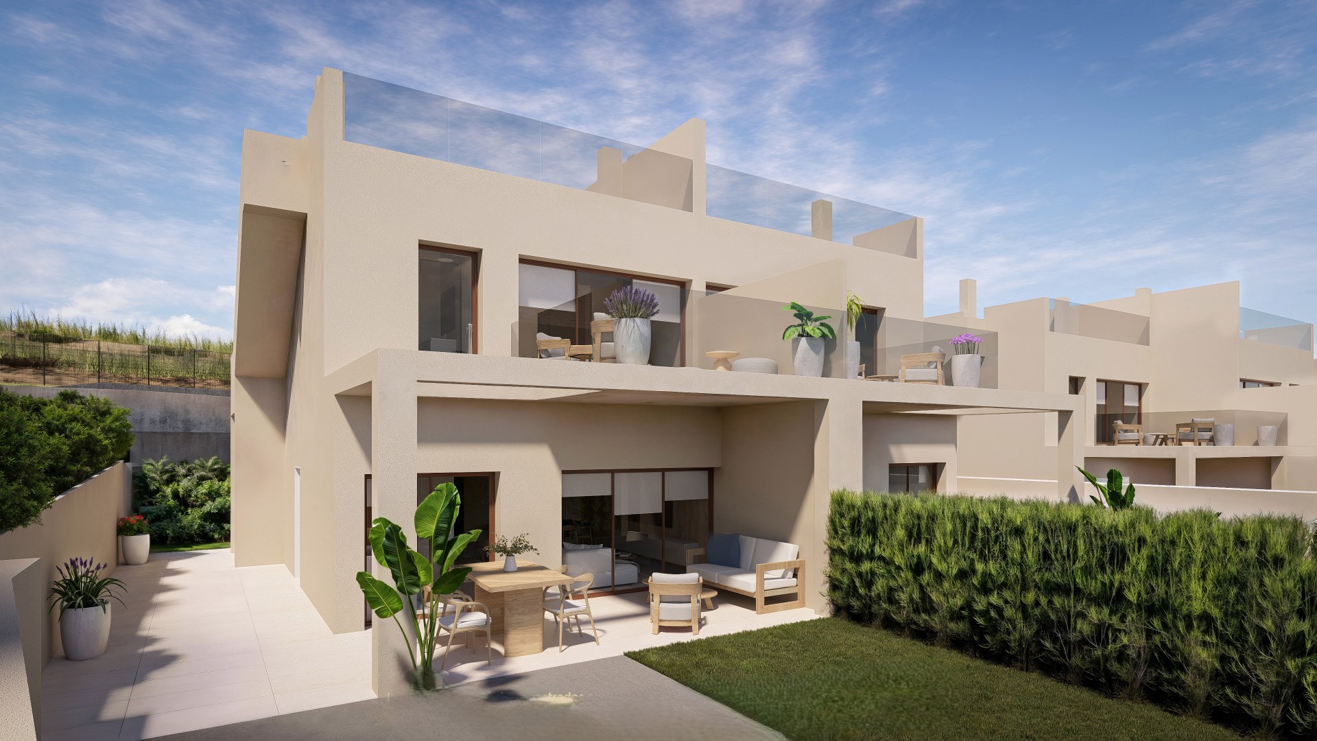 Aneas apart – alzado bloque 1 LOGO New build Villa for sale in Corvera