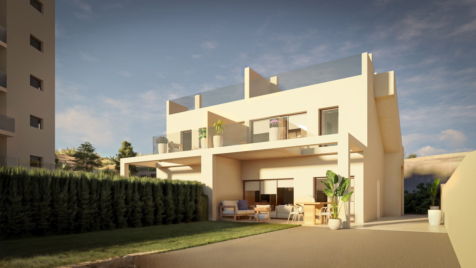 Aneas apart – alzado bloque 1 LOGO New build Villa for sale in Corvera