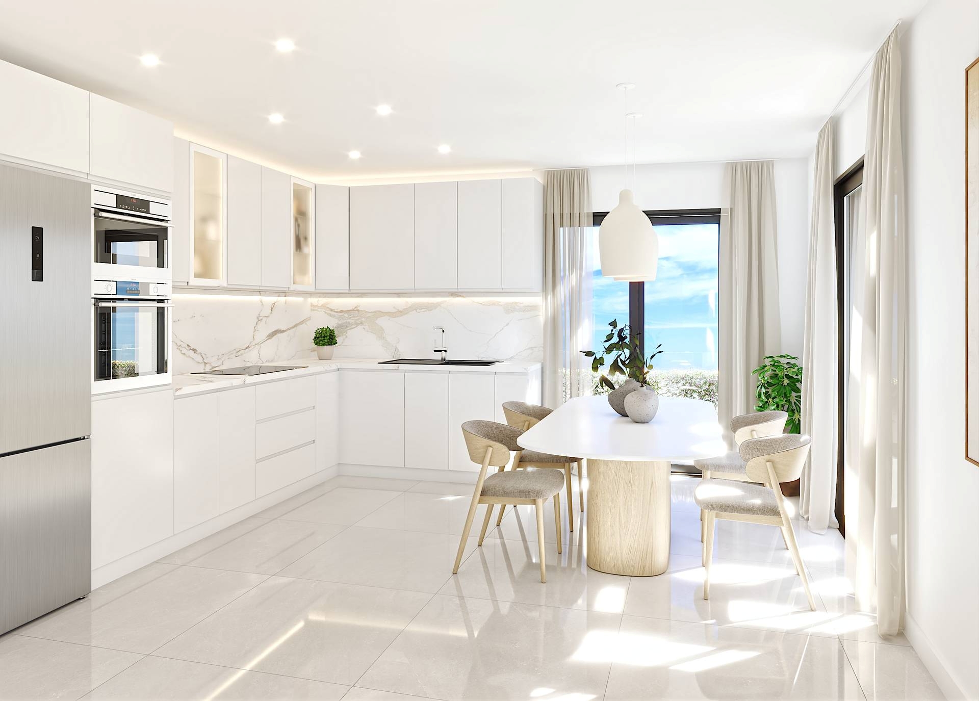 DP-100-82662302-02-2 New build Apartment for sale in Las Lagunas de Mijas