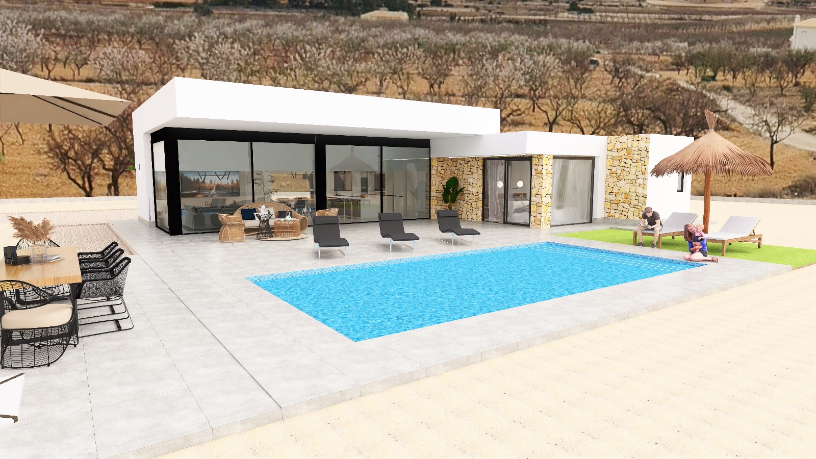 DP-100-54130668-01-12 New build Villa for sale in Pinoso