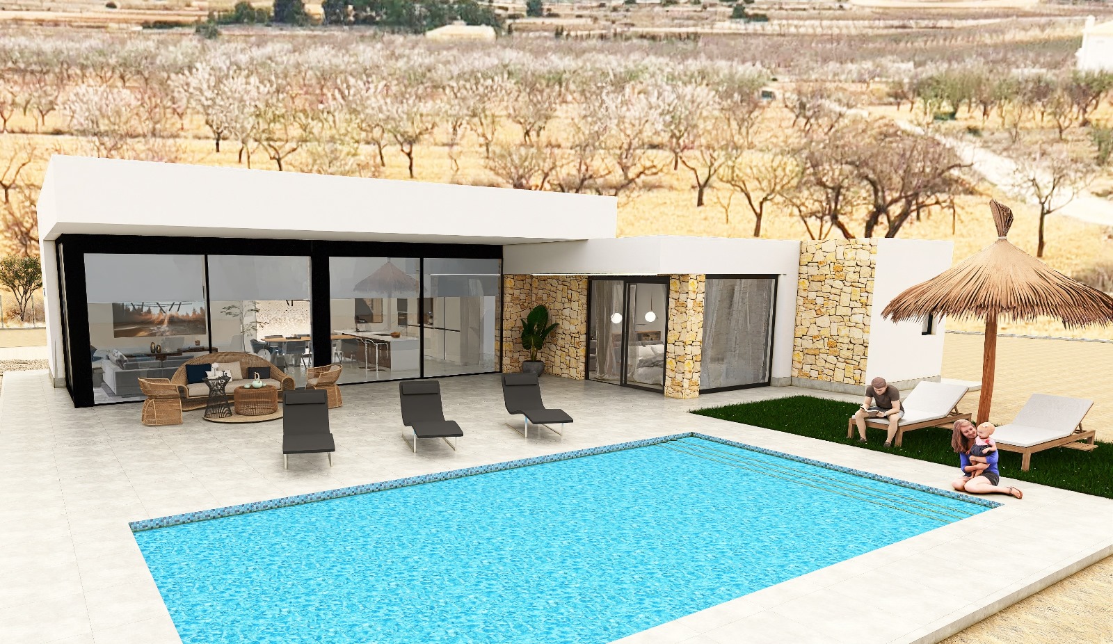 DP-100-54130668-01-20 New build Villa for sale in Pinoso