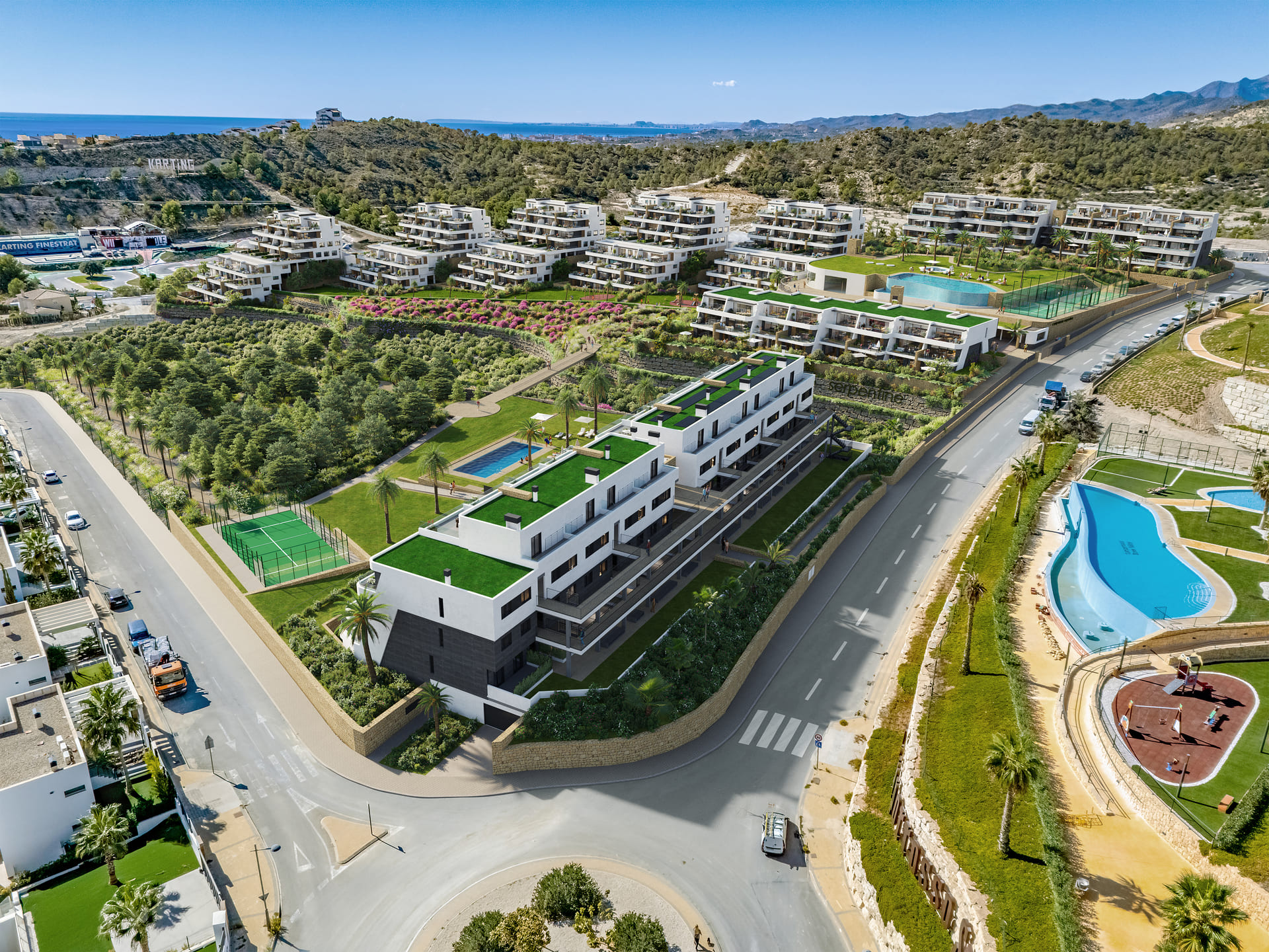 New build Penthouse for sale in Finestrat