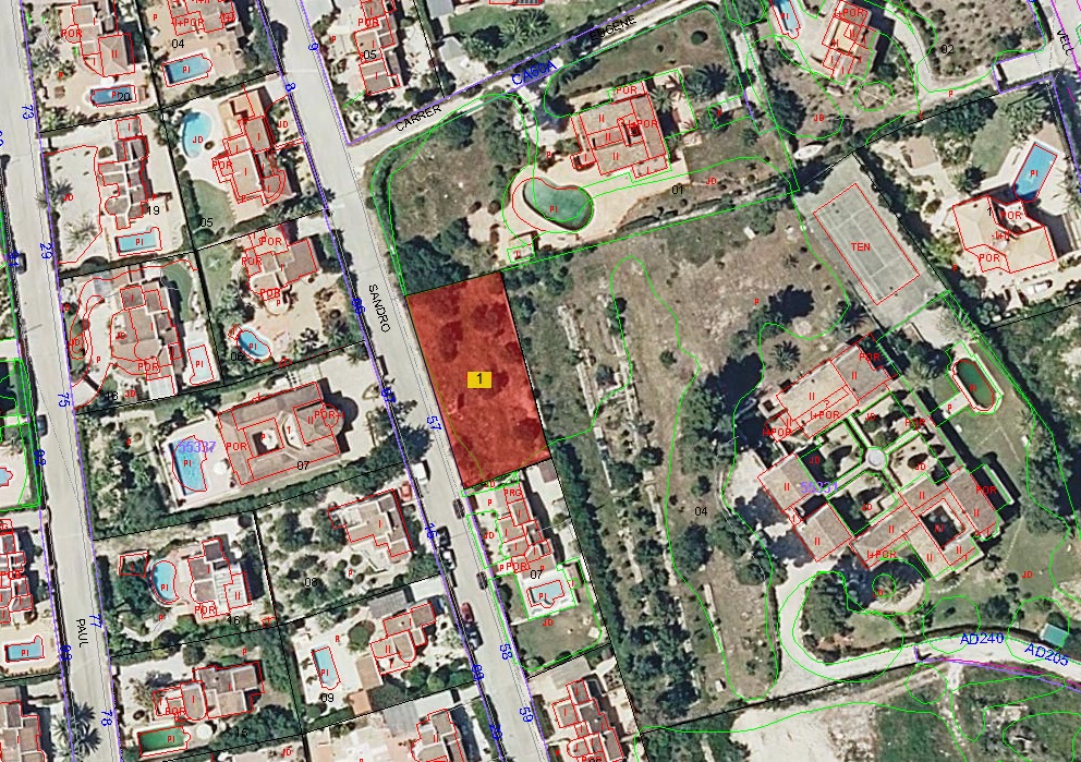 Urban Land for sale in Jávea / Xàbia