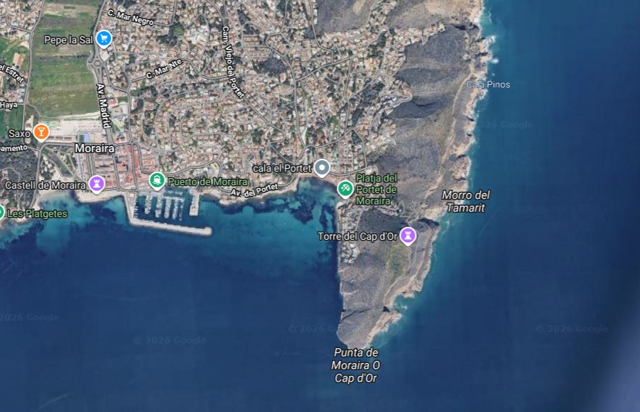 Building Plot for sale in Moraira