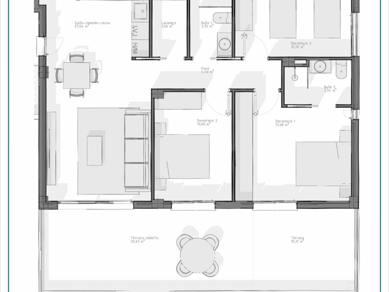 Apartment for sale in Vera