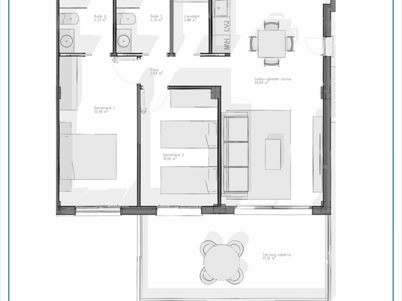 Apartment for sale in Vera