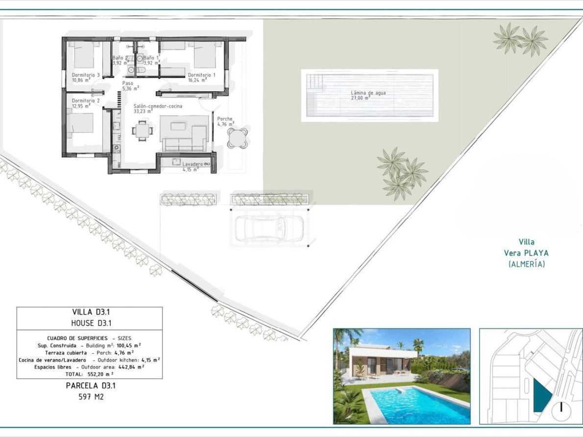 Villa for sale in Vera