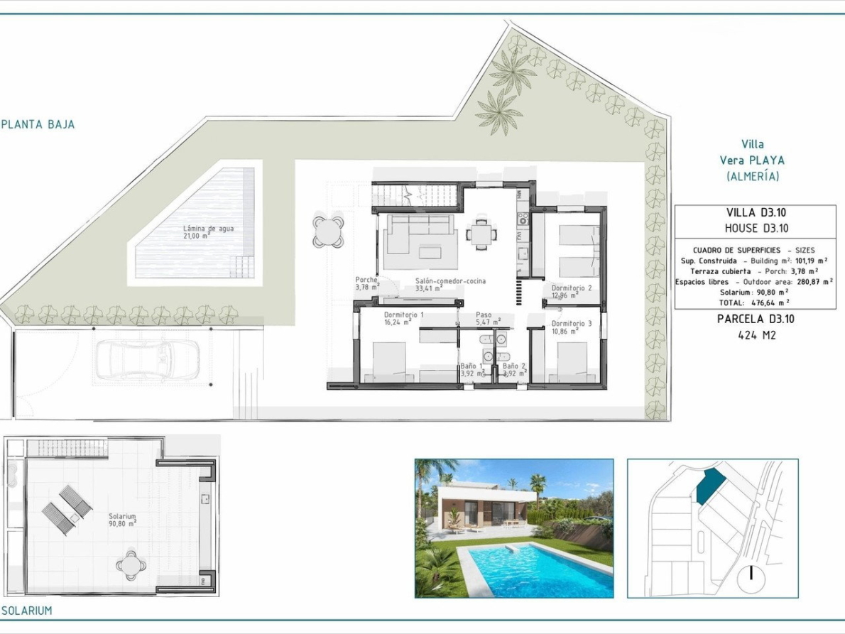 Villa for sale in Vera
