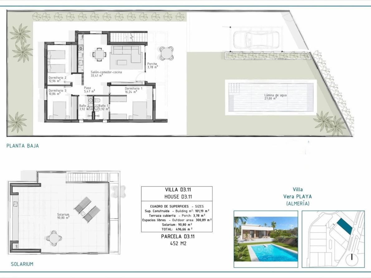 Villa for sale in Vera