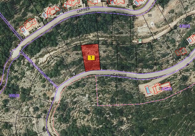 Building Plot for sale in Pedreguer