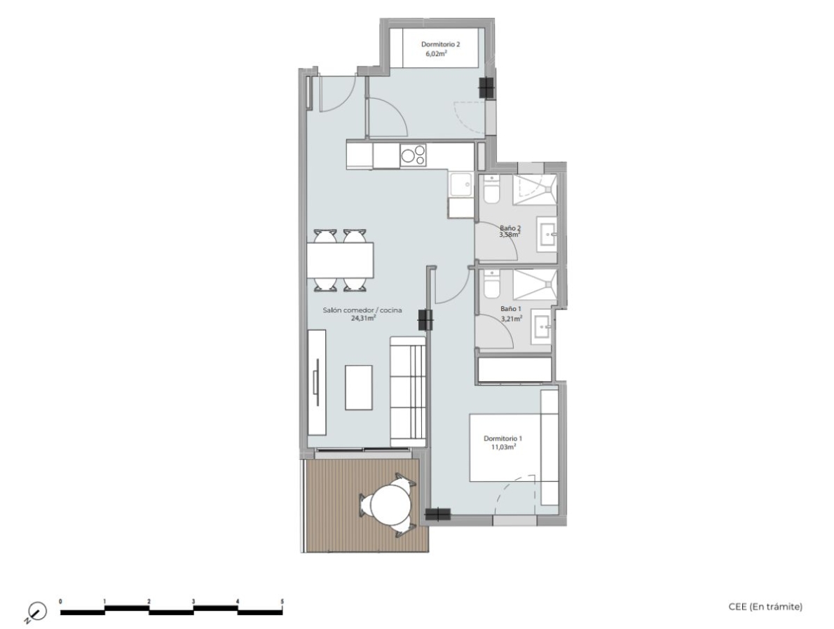 New build apartment for sale in Alboraya