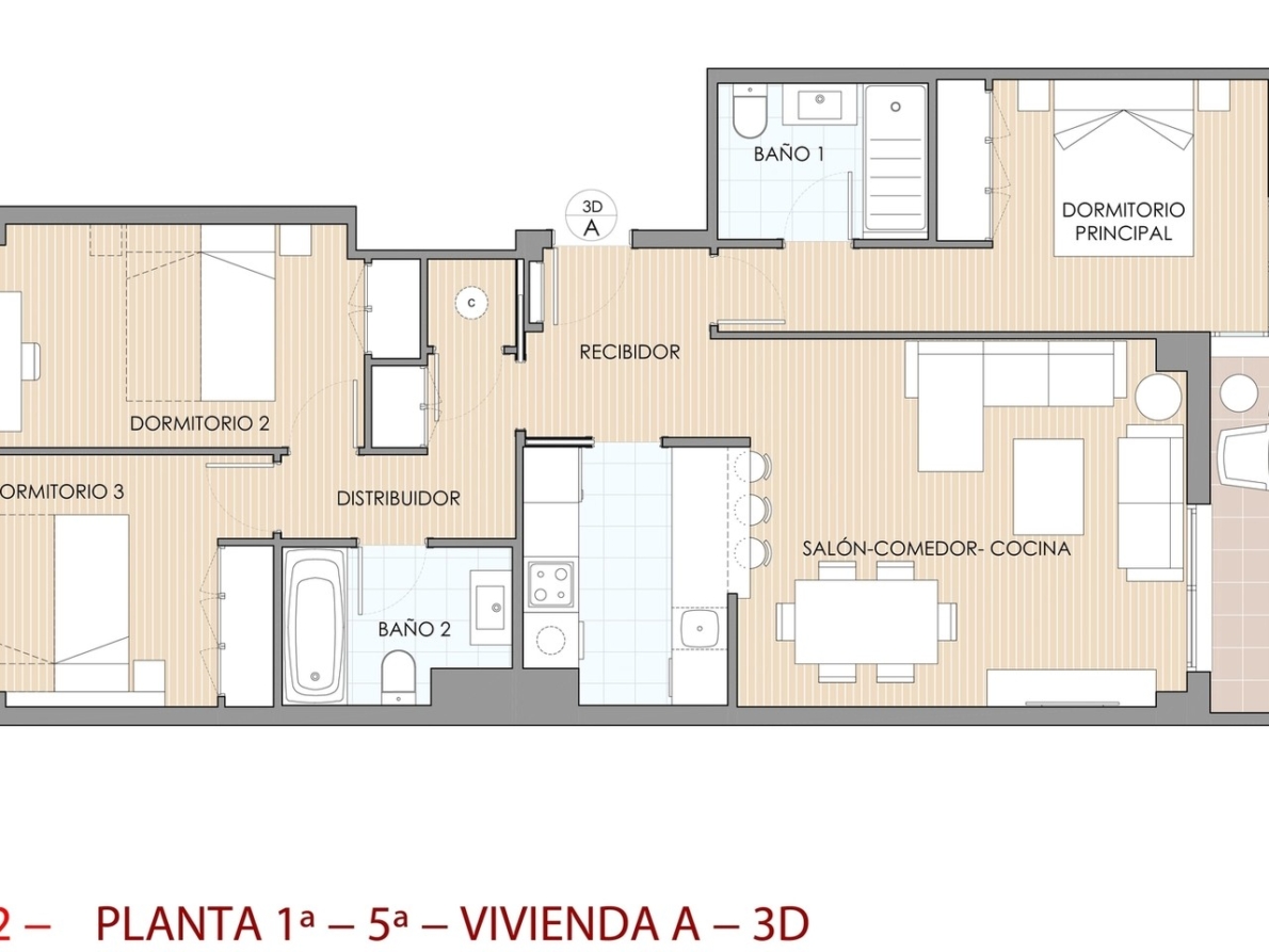 Apartment for sale in Aguilas